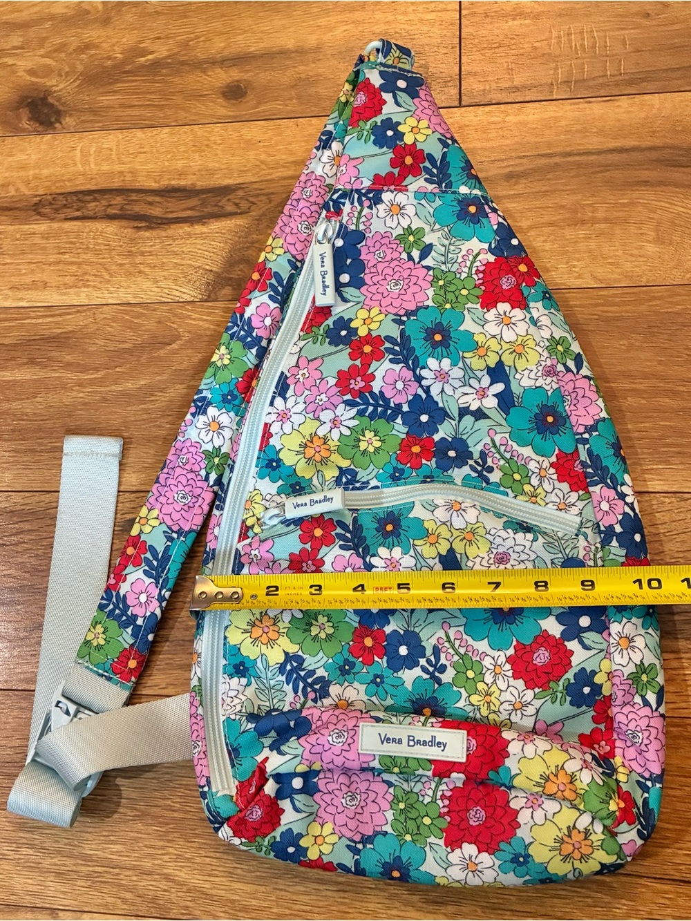 Vera Bradley Womens Essential Sling Backpack Purse Spring Floral Bag - Picture 6 of 9